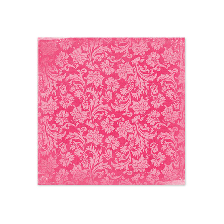 Wir machen verrückte Papier-Glitzerromantik im Format 30,5 x 30,5 cm