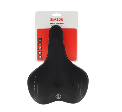Simson Sattel Sollievo - Schwarz - 20 Stück in Werkstattverpackung