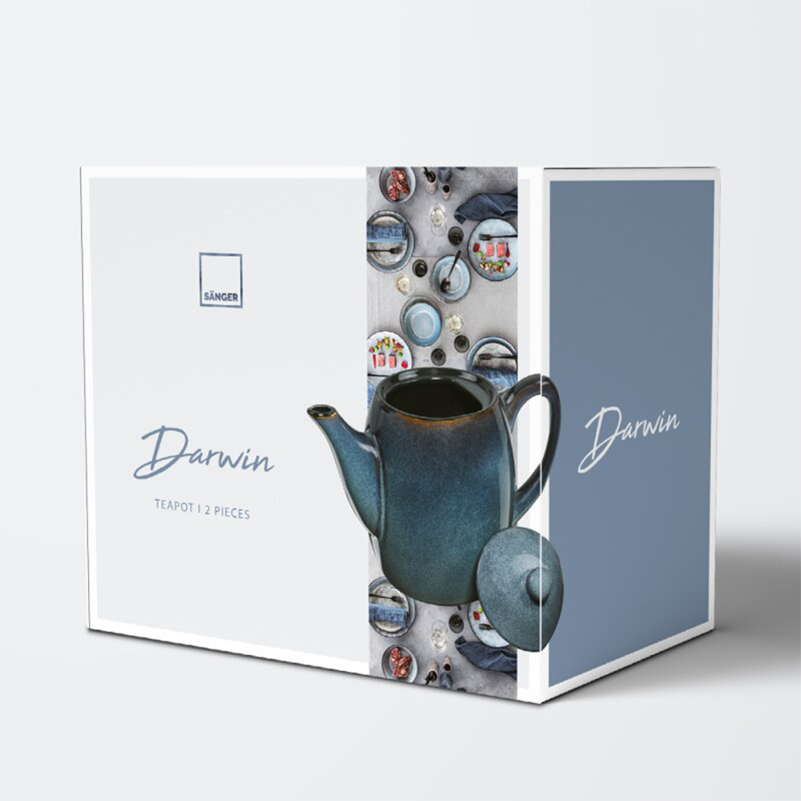 Sänger Kaffee-Teekanne mit Deckel Darwin