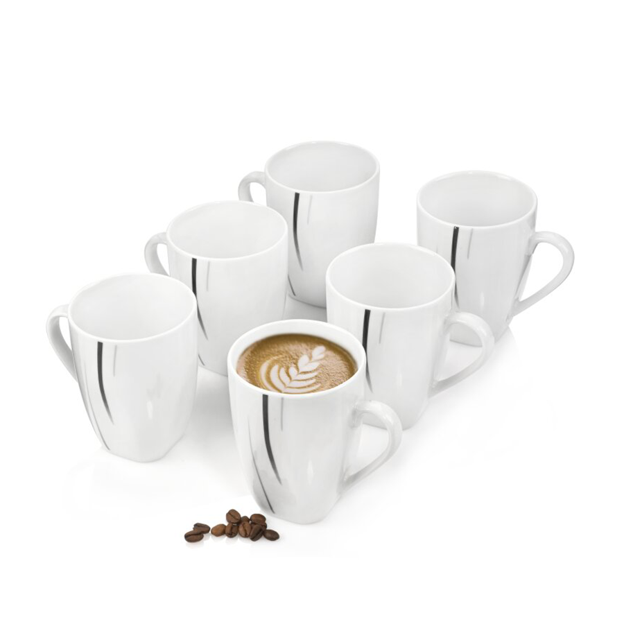 Sänger Kaffeebecher Bilgola schwarze Linien 6 Stück