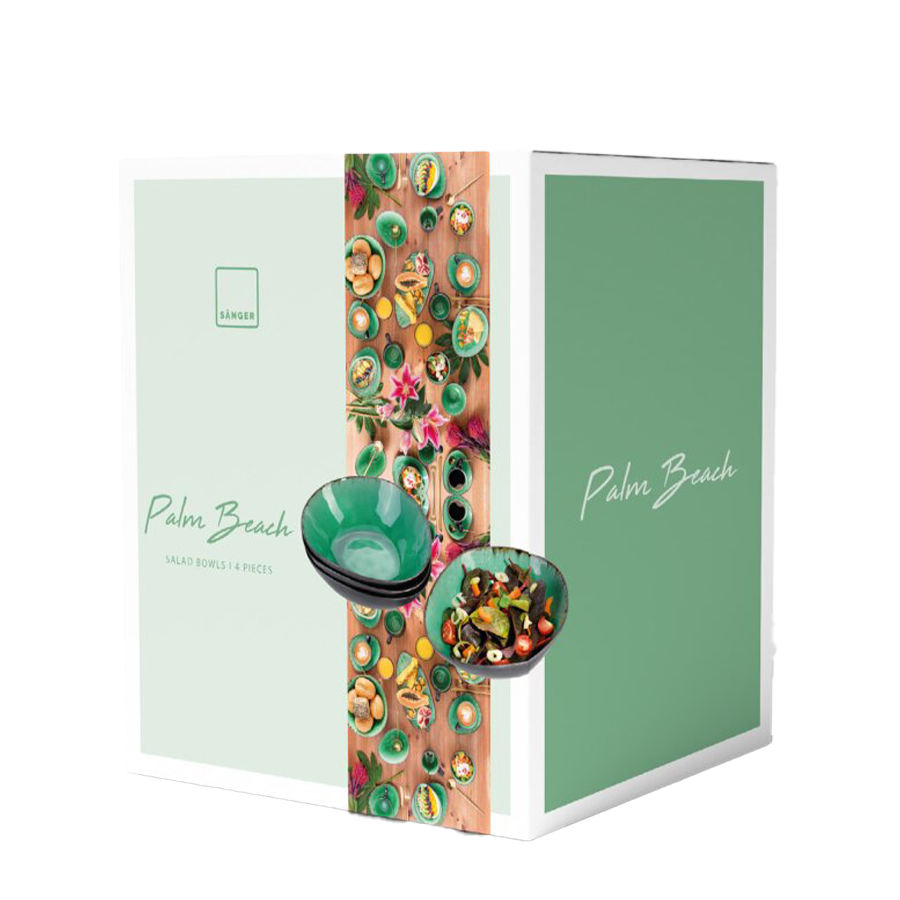 Sänger Salatschüssel Palm Beach 4 Stück