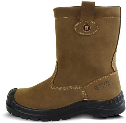 Safeet Lucca Arbeitsstiefel gefüttert S3 | braun | Größe 43 - 8719388022321