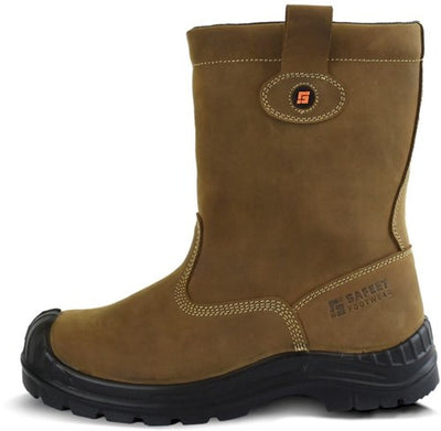 Safeet Lucca Arbeitsstiefel gefüttert S3 | braun | Größe 45 - 8719388022345