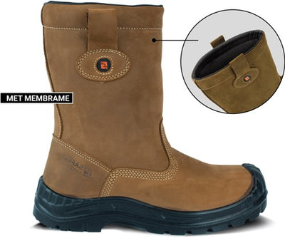 Safeet Siena Membran S3 Sicherheits-Arbeitsstiefel | braun | Größe 43 - 8719388028194