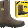 Ty Safe Jogger Winterbox | Alaska-Sicherheitsstiefel + Socken + Handschuhe + Mütze | braun | Größe 43 - si9805430