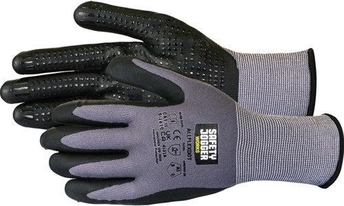 Ty Safe Jogger Allflexdot Handschuhe 12er-Pack 4131a | schwarz | Größe 7 - 5401124557039