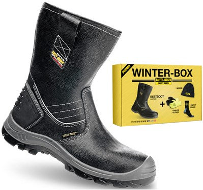 Ty Safe Jogger Winterbox | bestboot Sicherheitsstiefel + Socken + Handschuhe + Mütze | schwarz | Größe 43 - si9700430