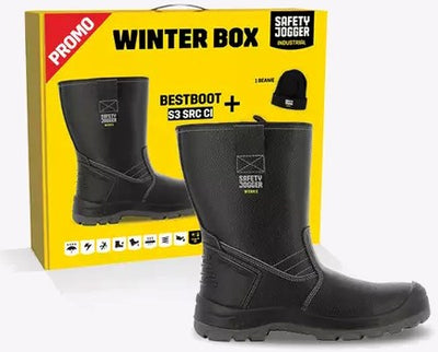 Ty Safe Jogger Winterbox | bestboot Sicherheitsstiefel + Socken + Handschuhe + Mütze | schwarz | Größe 45 - si9700450