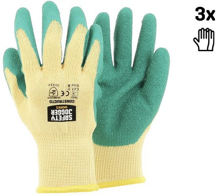 Ty sichere Jogger-Handschuhe Konstrukto 3243x | grün gelb | Größe 11 - 00.118.101.11