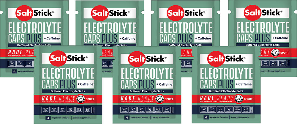 Saltstick Elektrolyte Caps Plus+Koffein Testpackung 7x4,4g