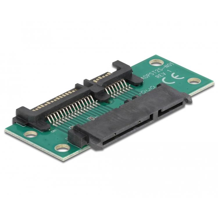 Delock Adapter -Erweiterung Sata 22Pin Männlicher Frau