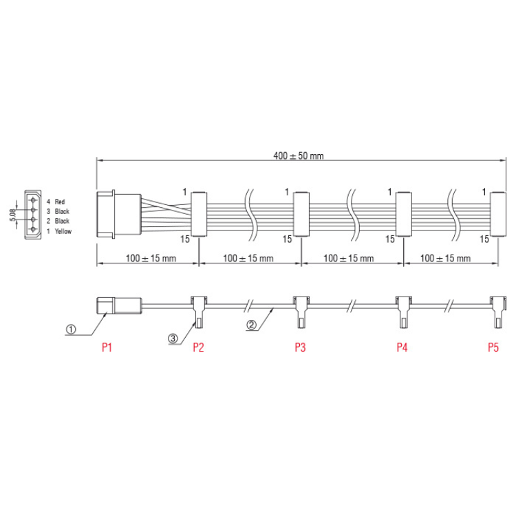 Delock Adapter -Erweiterung Sata 22Pin Männlicher Frau