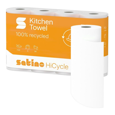 Satino Comfort Küchenrolle 2 Lagen 64 Blatt (8x 4 Rolle)