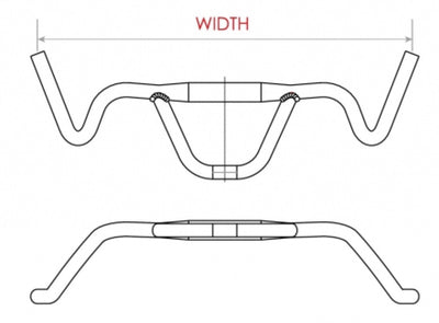 Satori Sende MTB Firebird Ø31.8mm 440 mm Matt Schwarz