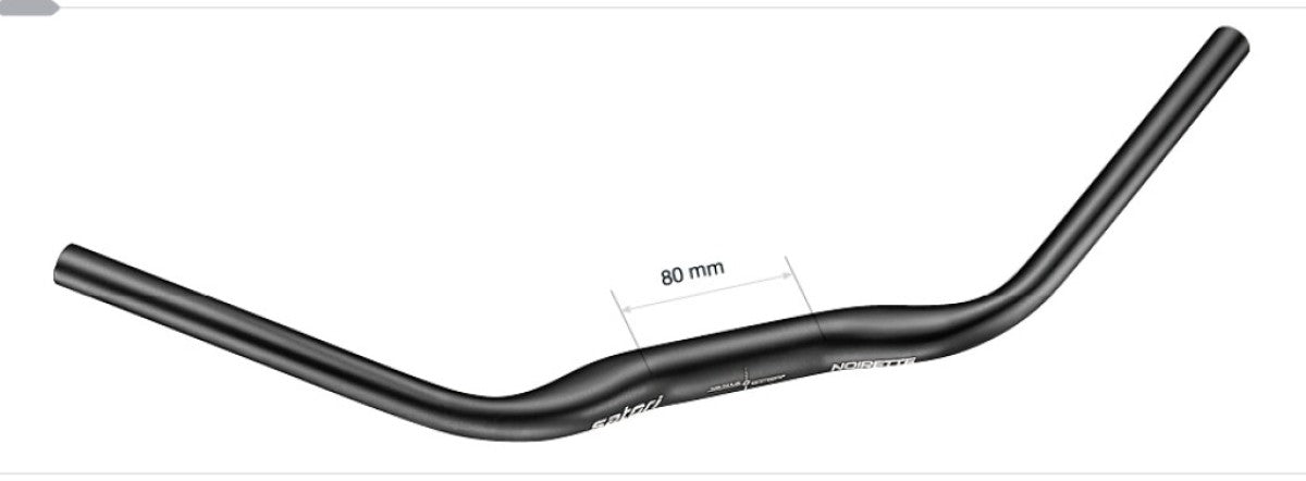 Satori Noirette Lenkung Biegung 31,8 mm mattschwarz 630 mm (E-Bike)
