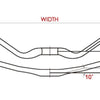 Satori Noirette Lenkung Biegung 31,8 mm mattschwarz 630 mm (E-Bike)