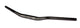 Senden Sie Wien Ø31.8 B = 640 mm, 35 ° Bent - Matt Black