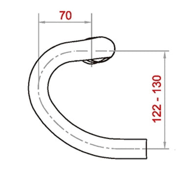 Satori Lenkung X-Race Aero Ø31.8mm B = 400 mm Matt Schwarz