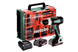 Metabo SB 18 L Akku-Schlagbohrschrauber | mobile Werkstatt | 18v | inkl. Batterien und Ladegerät + 78-teiliges Zubehör - 614053710