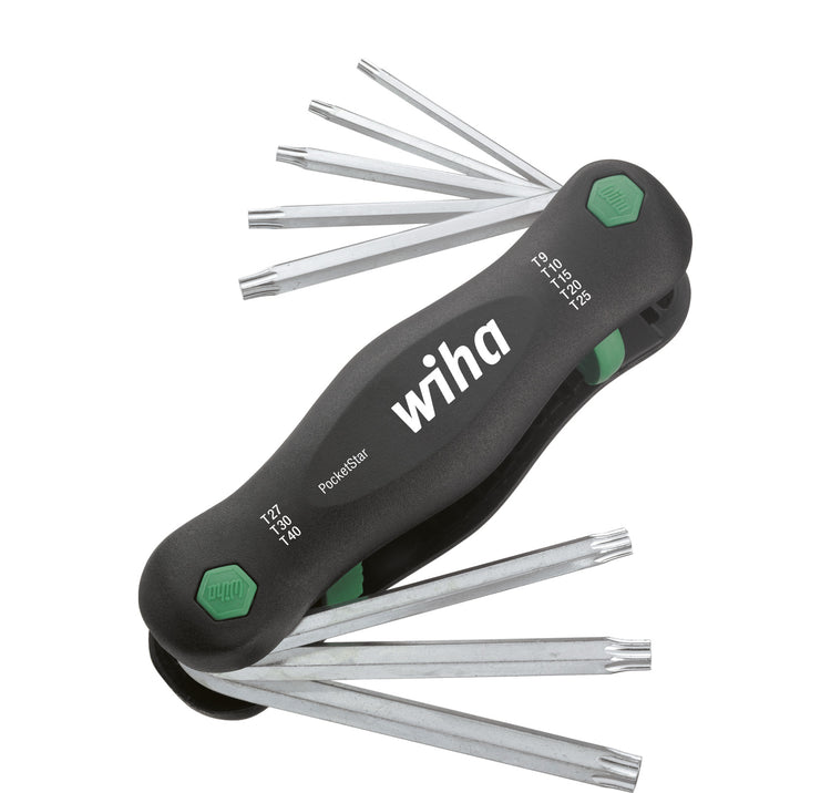 Wiha Multitool Pocketstar | torx® | 8-teilig | sb-Version | mit Euroschlossanhänger - 23049 - 23049