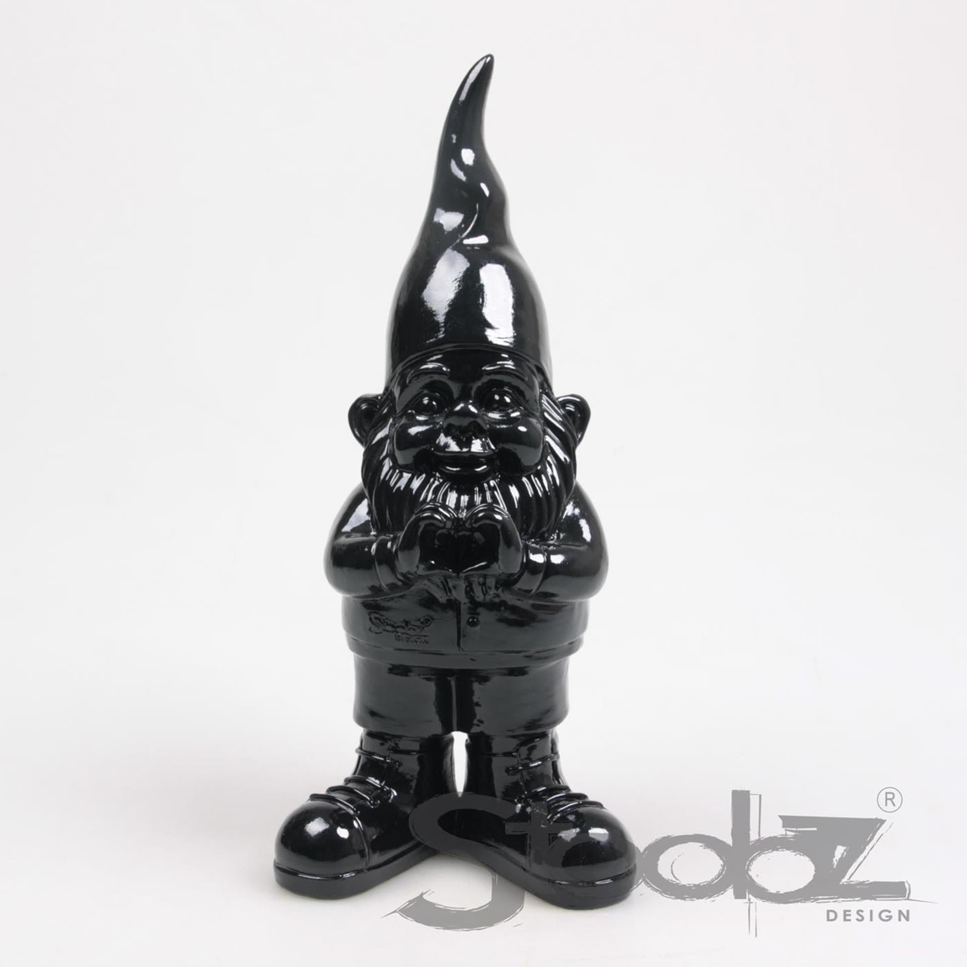 Stoobz Wichtelherz schwarz 29,5cm