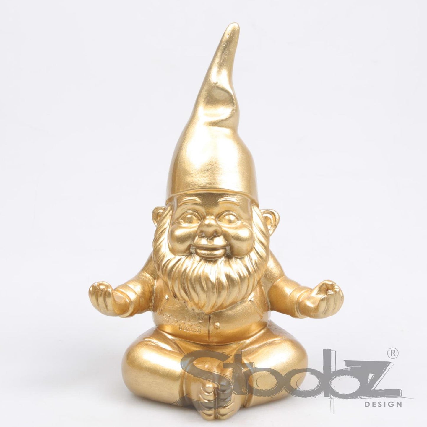 Stoobz Zwerg Yoga Gold 20cm