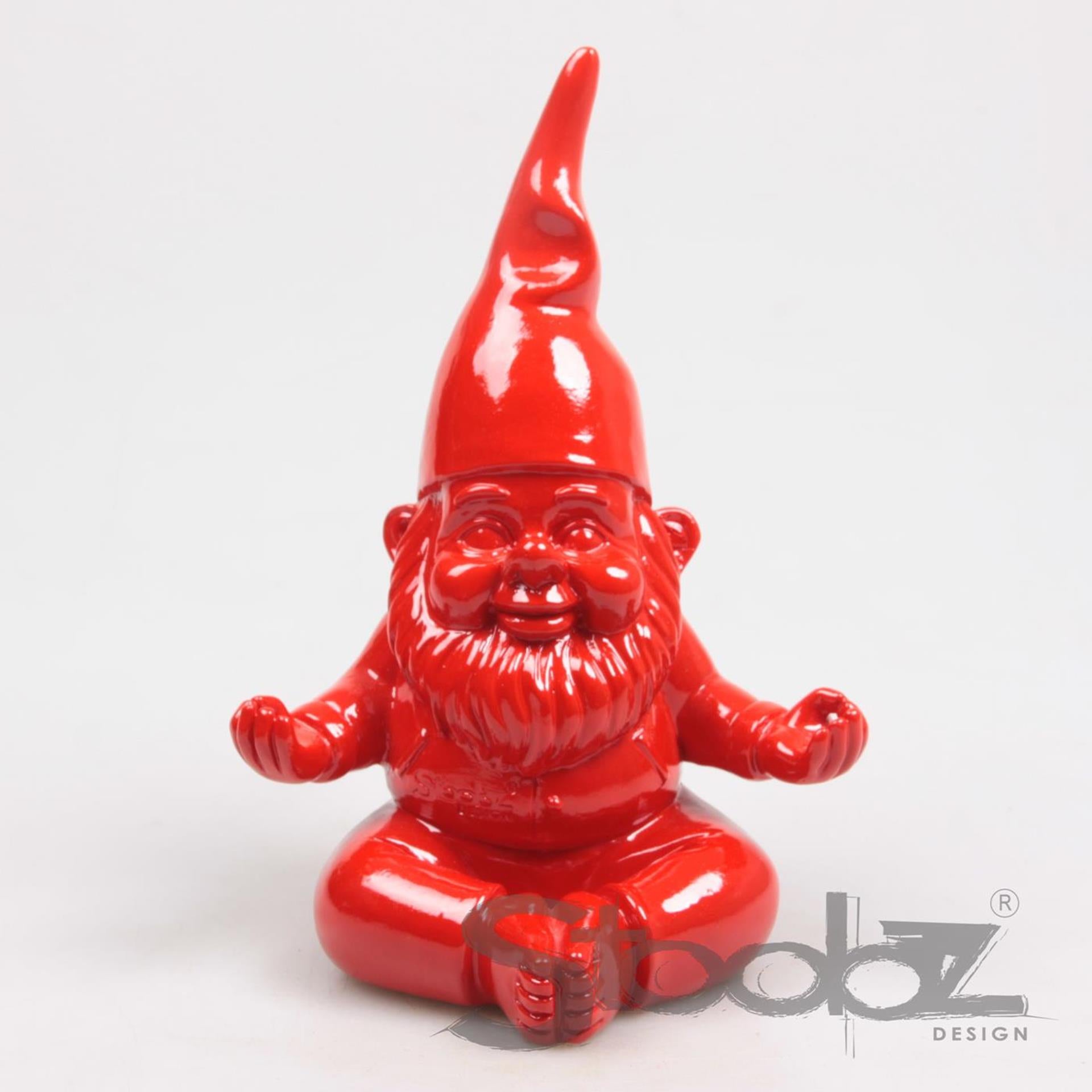 Stoobz Zwerg Yoga rot 20cm