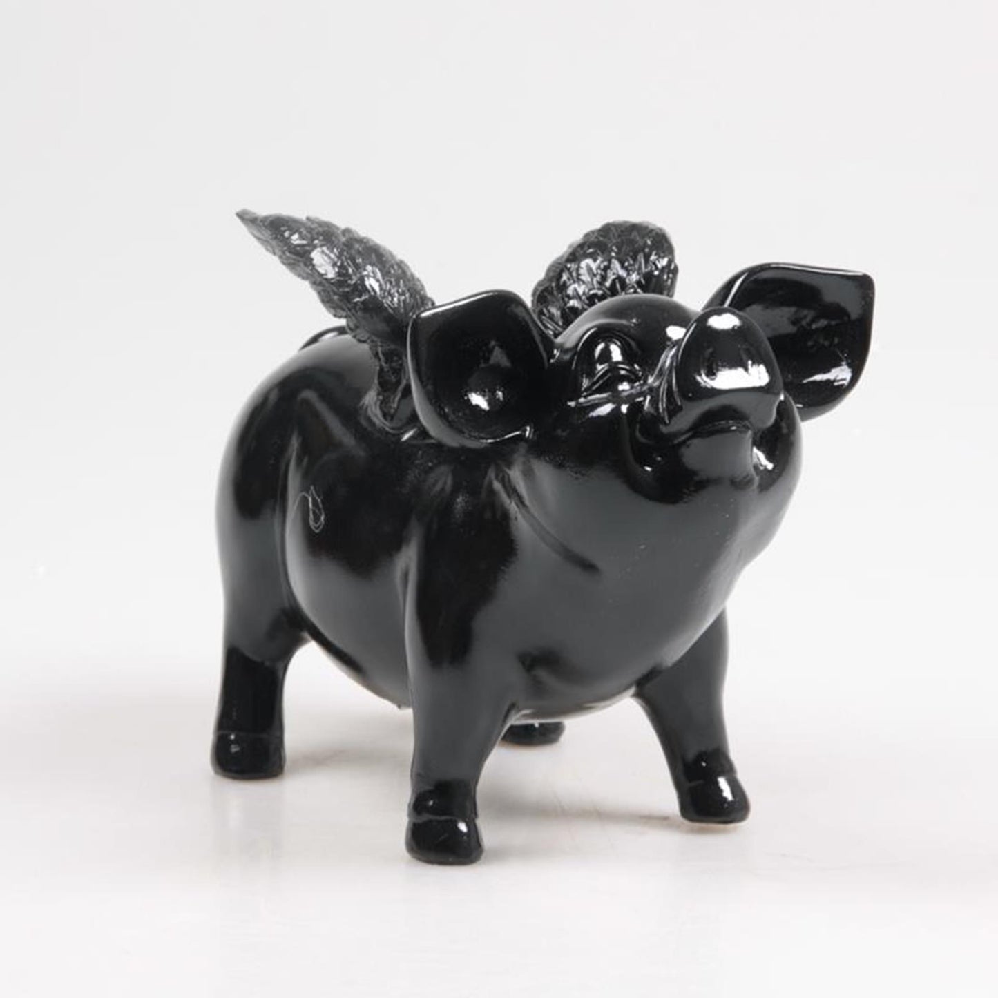 Stoobz Design Stoobz Sparschwein mit Flügeln schwarz