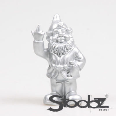 Stoobz Design Stoobz Gnom F*ck You Silber 10cm