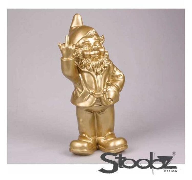 Stoobz Design Stoobz Gnom F*ck You Gold 20cm