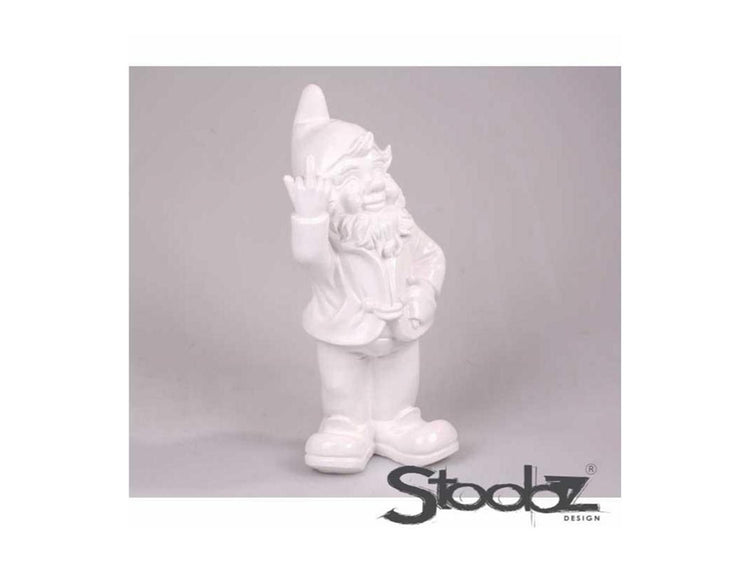 Stoobz Design Stoobz Gnom f*ck you weiß 20cm