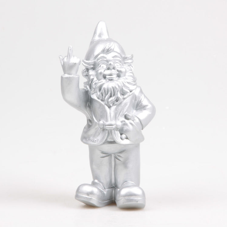Stoobz Design Stoobz Gnom F*ck You Silber 20cm