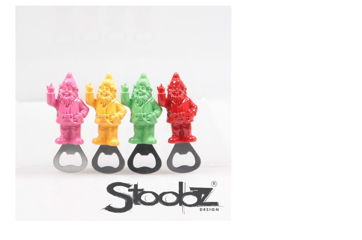 Stoobz Design Zwerg F*ck You Flaschenöffner Magnet 9cm