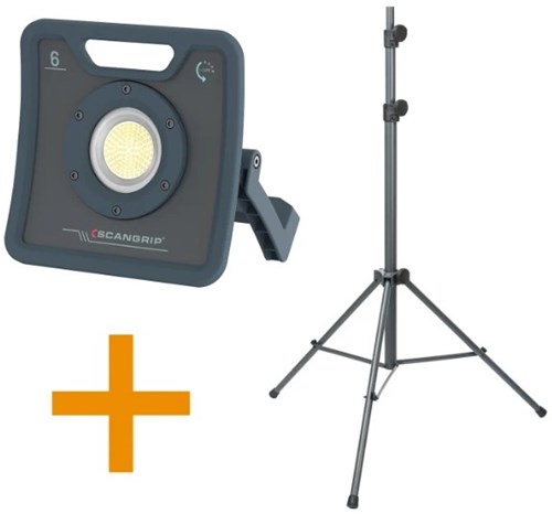 Scangrip Arbeitslampen-Set Nova 6 for Life + Stativ – 49.0595