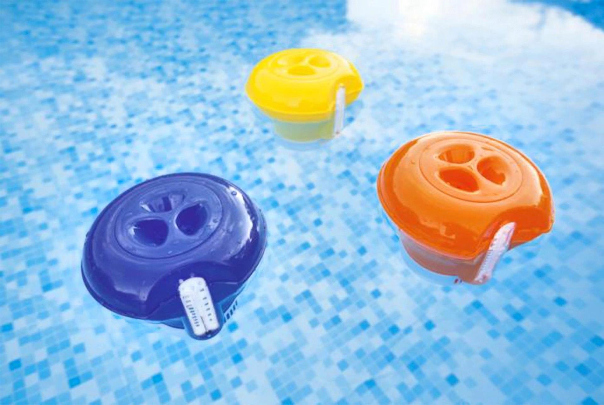 Bestway Chlorschwimmer mit Thermom 12,7 cm