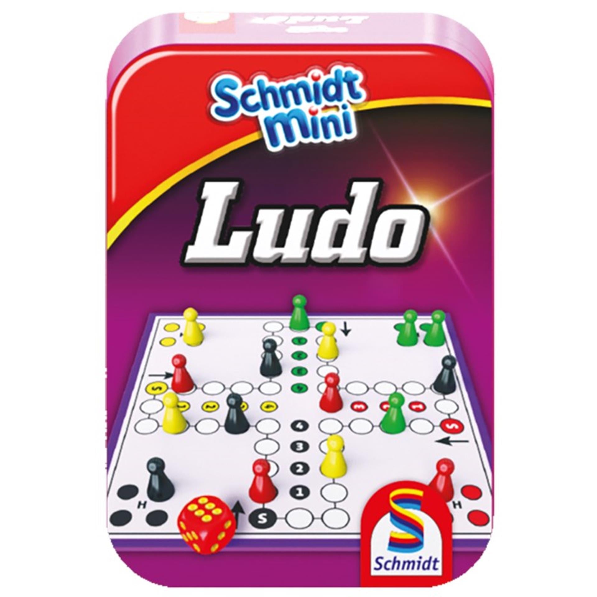 999Games Schmidt Ludo-Spiel in der Dose