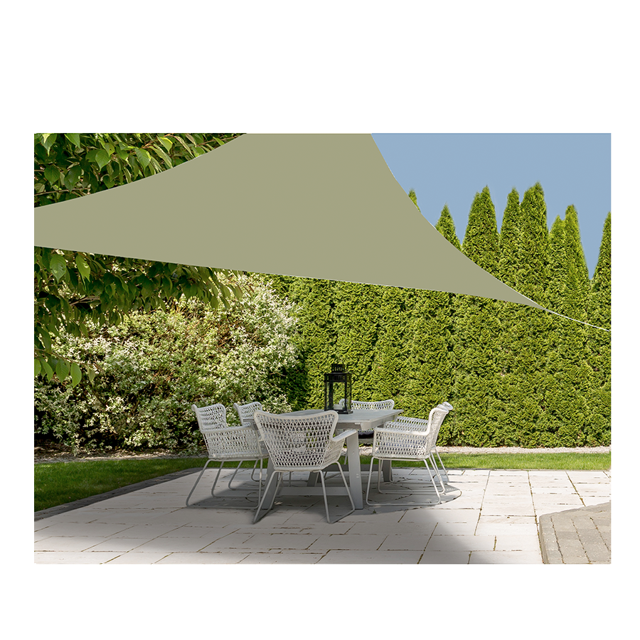 Ambiente Schatten -Stoffdreieck 3 x 3 x 3 m grün