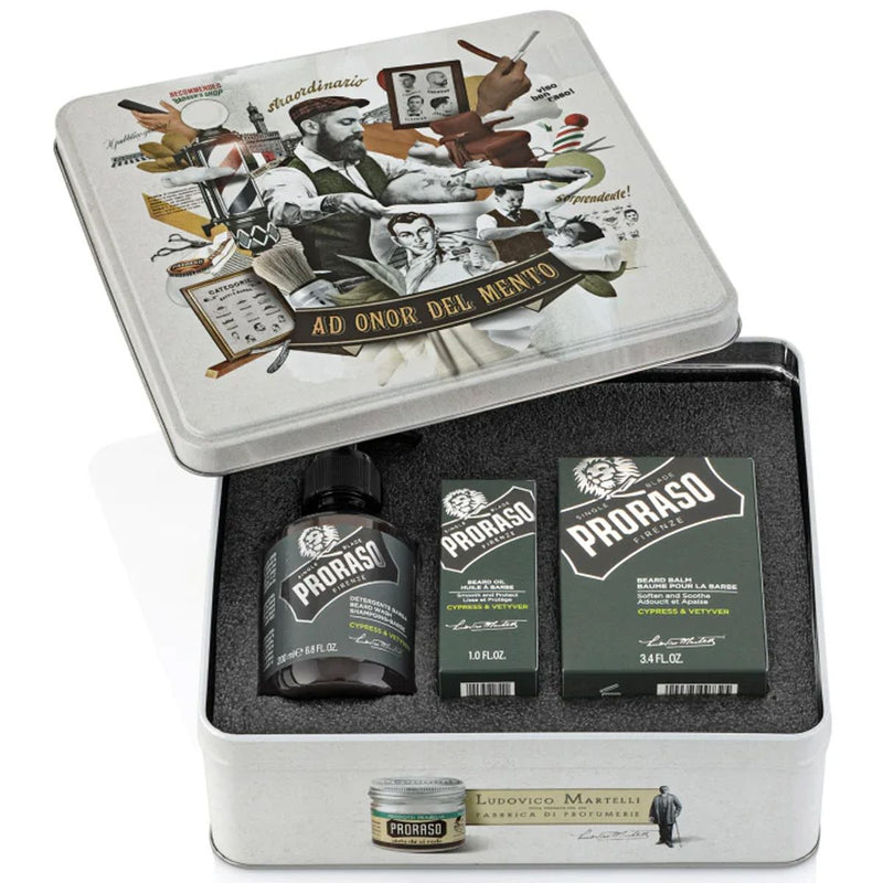 Proraso Geschenkbox Bartpflege Zypressenvetyver