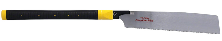 Tajima Japansäge feine Zugsäge | Klingenlänge 265 mm Gesamtlänge 600 mm | gerader Griff | 1 Stück - jpr265fbr - jpr265fbr