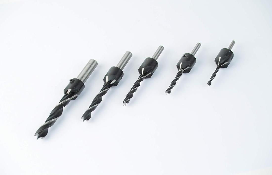 Brüder Mannesmann Holzbohrer-Set mit Senkern 5-teilig (Hobby) - 54805