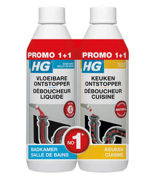 Hg Flüssigentblocker Küchenentblocker Aktionspackung 2 x 500 ml – 11336372