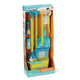 Reinigungsvorräte Spielset, Besen, Mop, Staubwinkel, Staubdose, Eimer, Eimer,