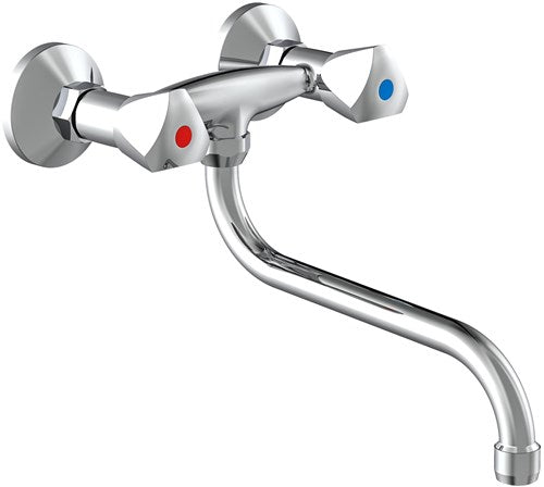 Schütte Schütte Zwei -Tutton -Wall -Mixer Cesti Chrom -Colored