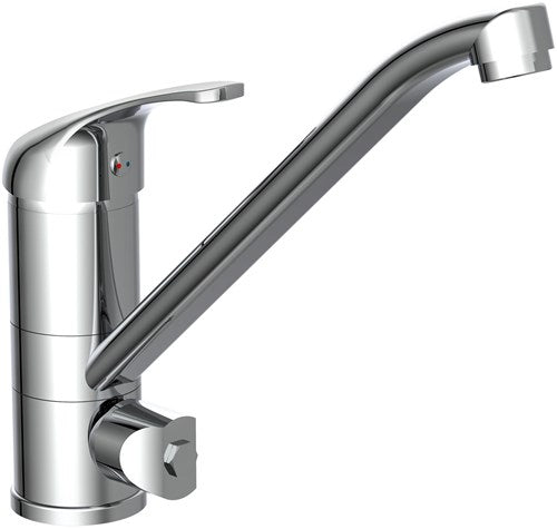 Schütte Schütte One -Button -Mixer mit Machine Connection Ultra Chrome -gelenkt