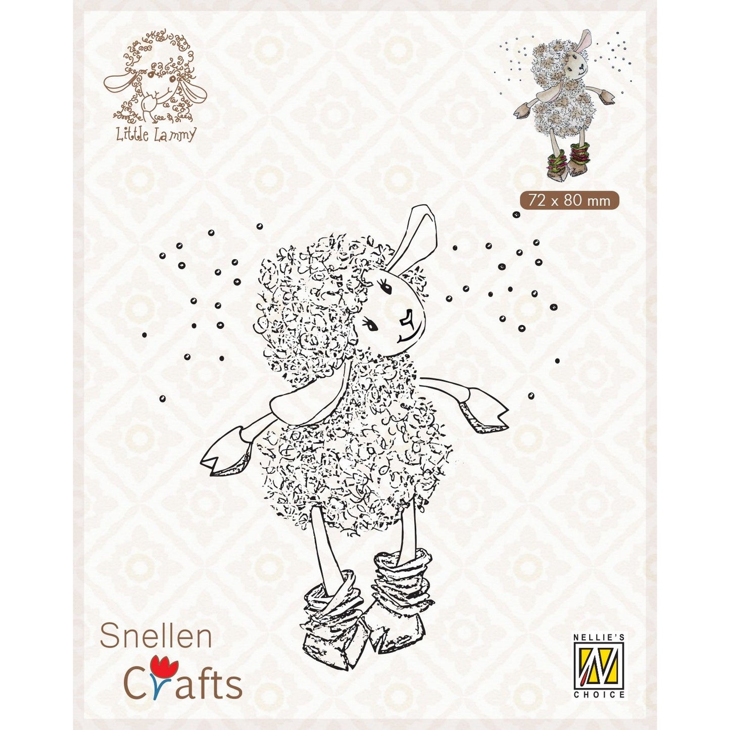 Nellies Wahl • Little Lammy Clear Stamp Es schneit