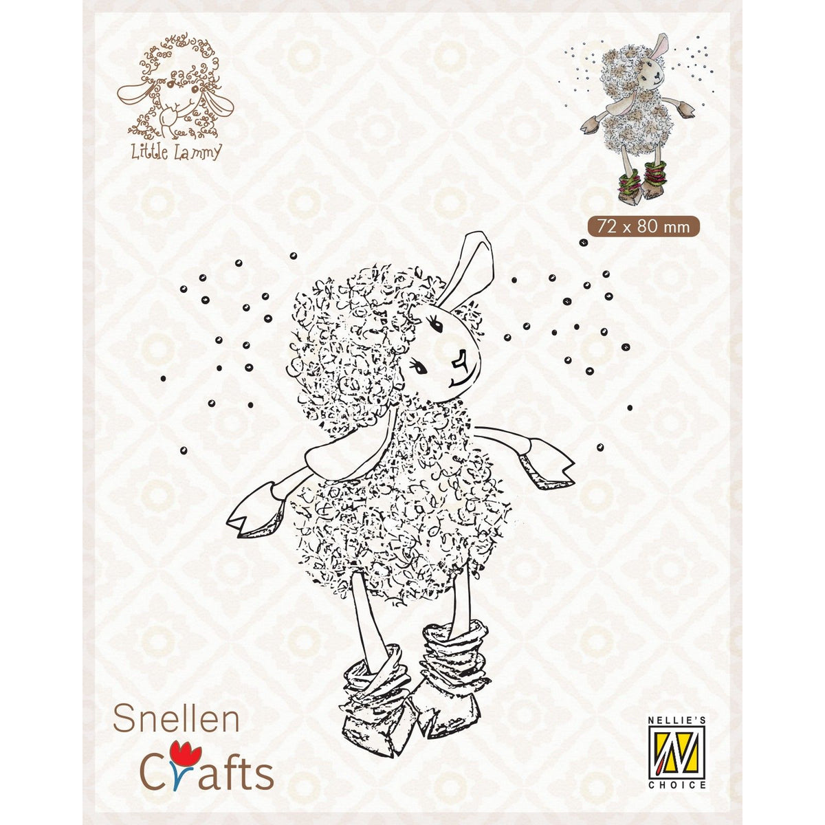 Nellies Wahl • Little Lammy Clear Stamp Es schneit