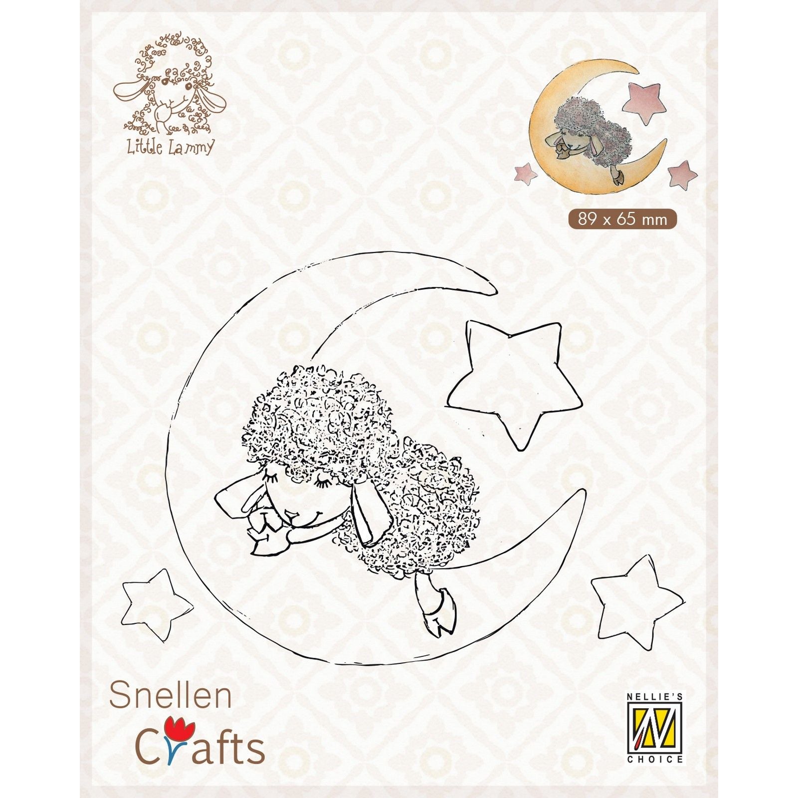 Nellies Wahl • Snellen Crafts Clear Stamp Lammy in Dreamland