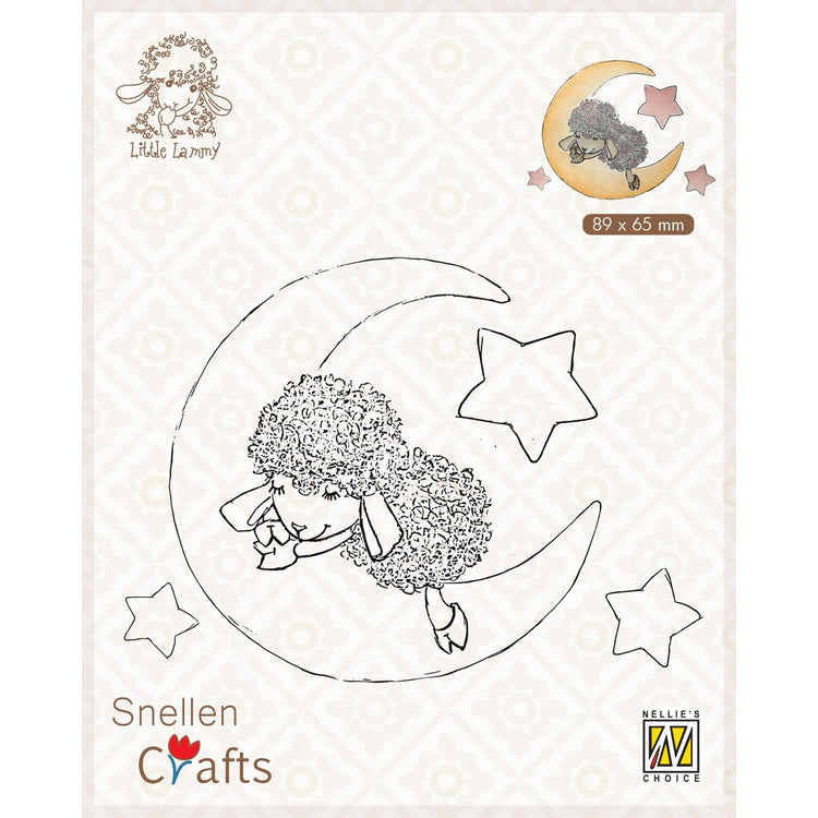 Nellies Wahl • Snellen Crafts Clear Stamp Lammy in Dreamland