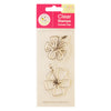 Markenlose Scrappy-Katze • Stempelset klar 2,5 x 5,5 cm Hibiskus