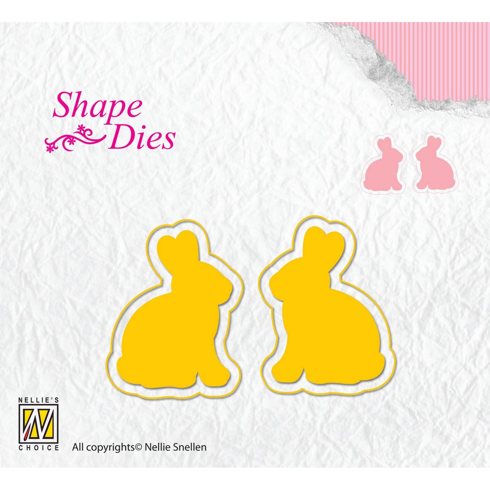 Nellies Wahl • Stanzformen Hasen 2St.